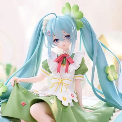 Alternative view of Hatsune Miku Four-Leaf Clover Flower Fairy Figure