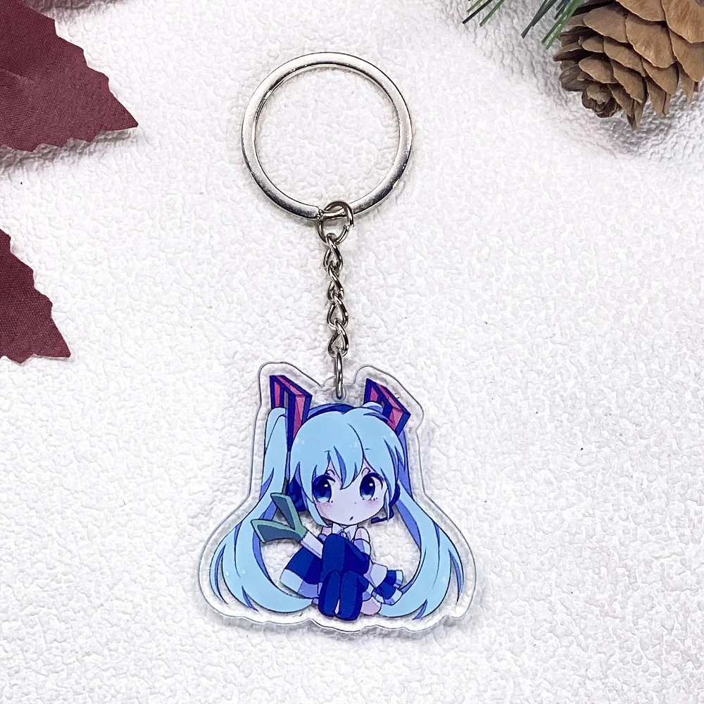 1/9Pcs Hatsune Miku Cute Acrylic Keychain - Image 6