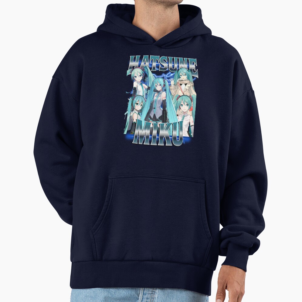 Hatsune Miku Retro 90s Hoodie - Image 5