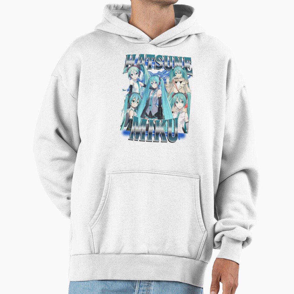 Hatsune Miku Retro 90s Hoodie - Image 2