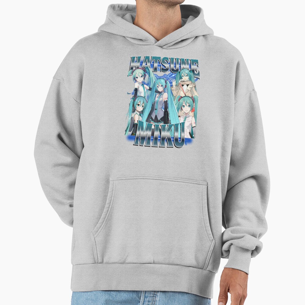 Hatsune Miku Retro 90s Hoodie - Image 4